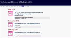 Desktop Screenshot of conf.uni-obuda.hu