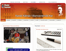Tablet Screenshot of kvk.uni-obuda.hu