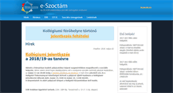 Desktop Screenshot of eszoctam.hok.uni-obuda.hu