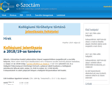 Tablet Screenshot of eszoctam.hok.uni-obuda.hu